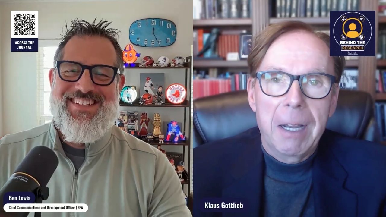 Ben Lewis and Klaus Gottlieb in the Behind the Research interview